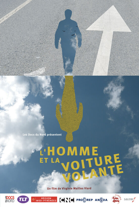 Affiche de film : l'Homme et la voiture volante