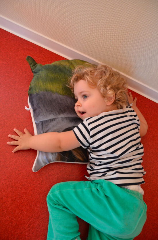 Je suis Tout un jeu : le coussin " câlin "